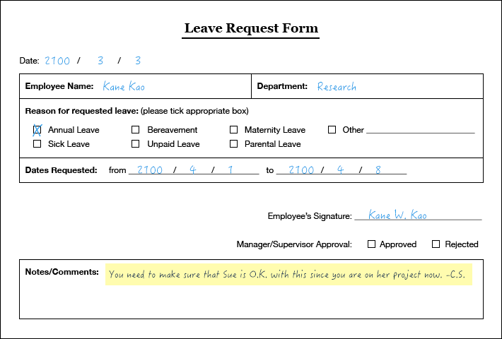 LeaveRequestExample