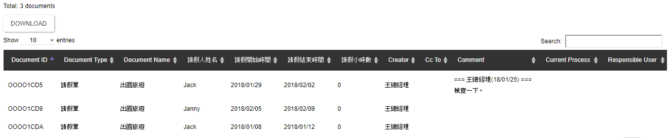 Exported Report