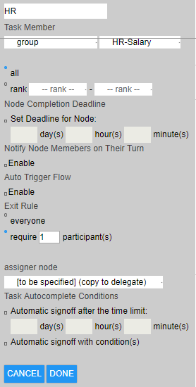 Job Assignment Node